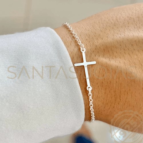 Pulseira Cruz 925