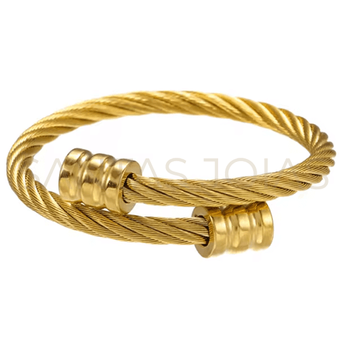 Pulseira Masculina Aço Luxo