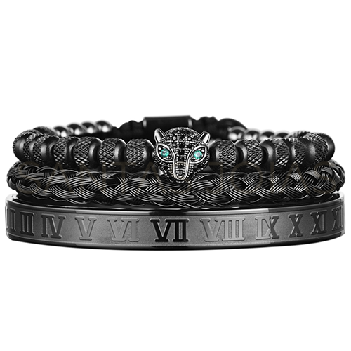 Pulseira Masculina Roman Luxo